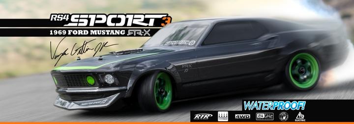 Image du produit HPI RS4 Sport Ford Mustang RTR-X (RTR Prêt à fonctionner)