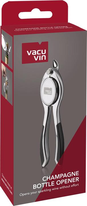 Immagine prodotto Vacu Vin 68625606 Pinze per bottiglie di champagne (Apri champagne)