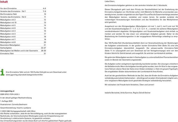 Image du produit Lernen mit Teo und Tia Mathematik – Einmaleins-Trainer – 2. Klasse Volksschule (Allemand, Regina Zeindl-Steiner, Cornelia Seelmann, Isabella Benischek, Anita Summer, 2022)