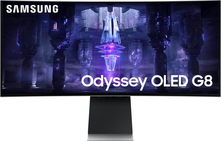 Actual product image Samsung Odyssey OLED G8 - G85SB (3440 x 1440 pixels, 34")