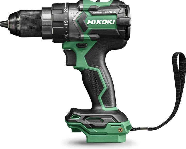 Actual product image Hikoki Cordless impact drill DV18DCW2Z, 13mm metal quick-action drill chuck (Rechargeable battery operated)