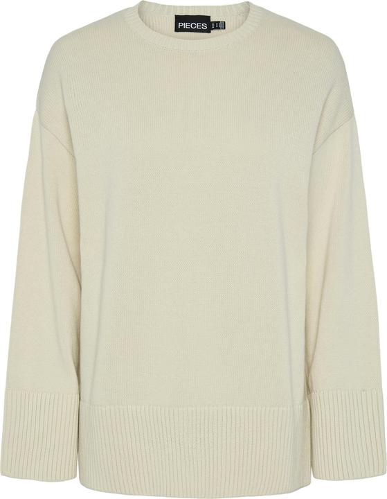 Actual product image Pieces Pcava Ls O-Neck Slit Knit Noos (XS)