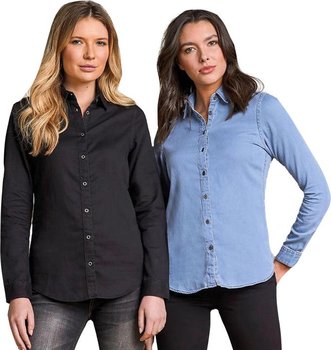 Produktbild Awdis So Denim Jeanshemd Lucy (XL)