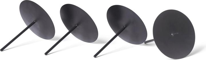 Image du produit Novaliv 4x Pique à bougie, 6 cm NOIR, pour couronne de l'Avent, épingle à bougie, couronne de Noël