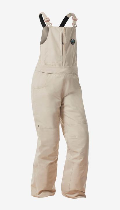 Actual product image Wedze Snowboard trousers dungarees kids piste - 500 white (116)