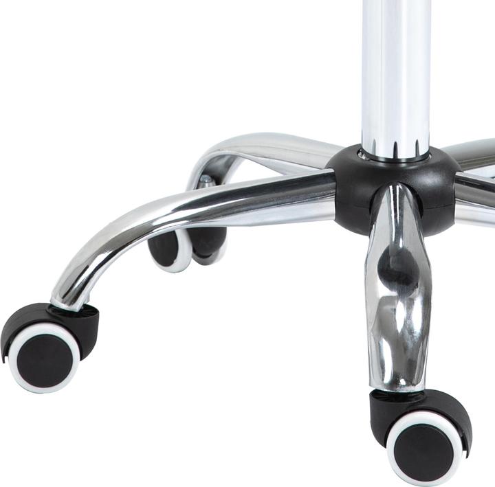 Image du produit Homcom Tabouret de selle avec roulettes en nylon
