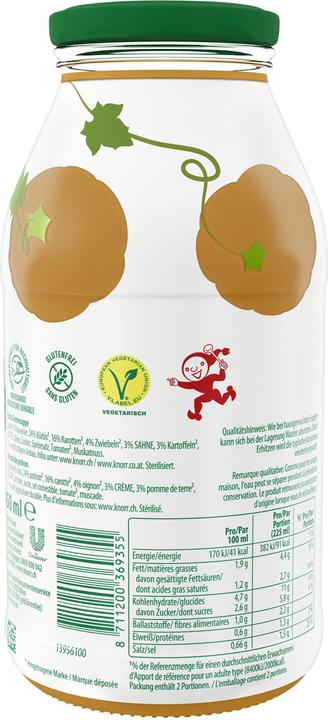 Image du produit Knorr 100% naturel Velouté de potiron, soupe à la crème de potiron, légumes cultivés de manière durable (450 ml)