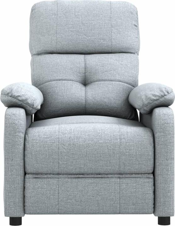 Produktbild VidaXL Massagesessel TV Sessel Relaxsessel Fernsehsessel Liegesessel Hellgrau