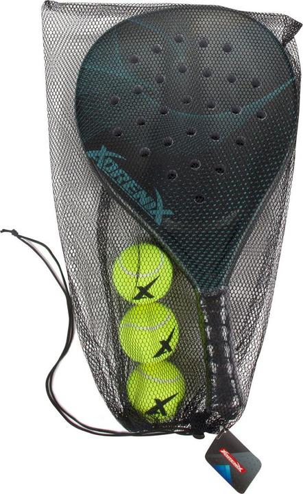 Adrenix Padel Set Schläger mit 3 Bällen - Blau