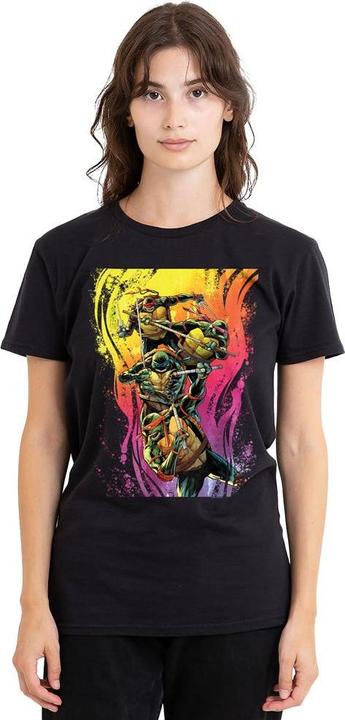 Produktbild Teenage Mutant NT Hot Rainbow Warriors TShirt (S)