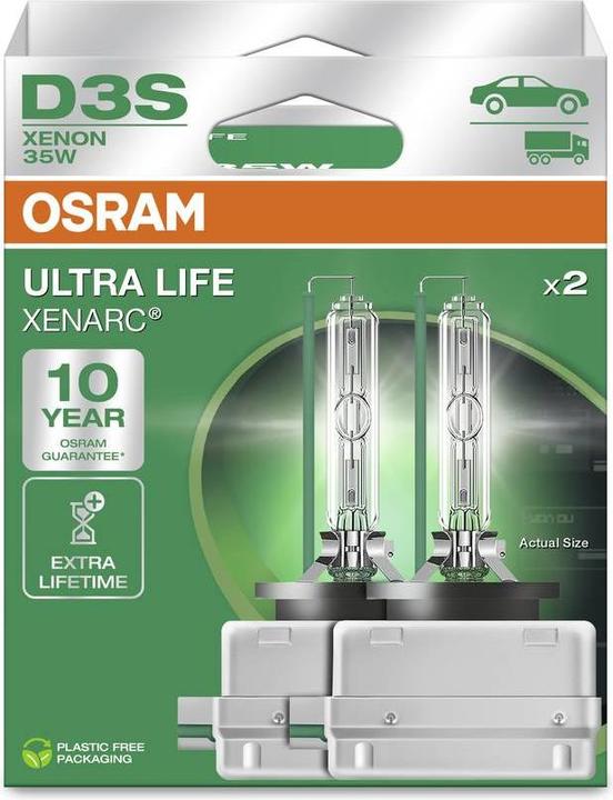 Immagine prodotto Osram 4062172404273 Lampadine allo xeno Xenarc Ultra Life D3S 35 W 42 V (D3S)