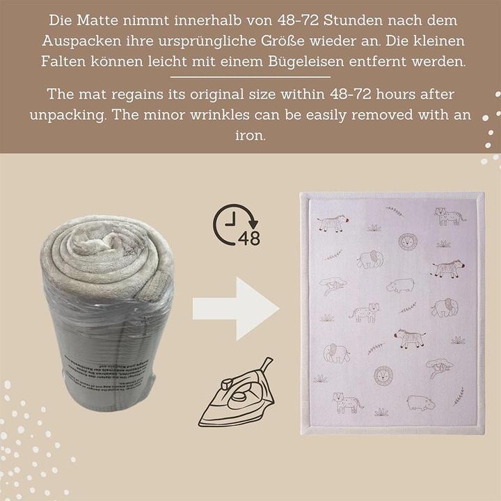 Image du produit Hakuna Matte Samtmatte, Wolke Spielmatte (160 x 120 cm)