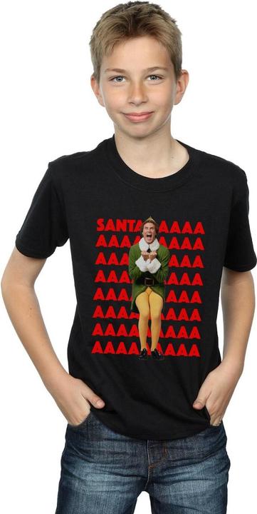Actual product image Elf Boys Buddy Santa Scream T-Shirt (140, 146)