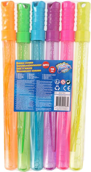 Bubblez Seifenblasenschwert 6Stk. assortiert