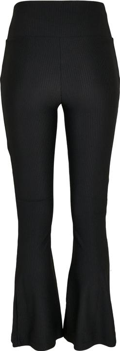 Actual product image Urban Classics Ladies High Waist Rib Boot Cut Leggings (XS)