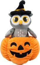 Actual product image Joy Toy Halloween owl plush 25 cm