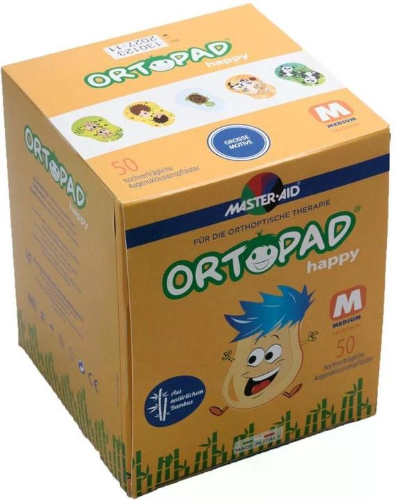Produktbild Master Aid Augenpflaster Happy Medium 50 Stück (50 x)