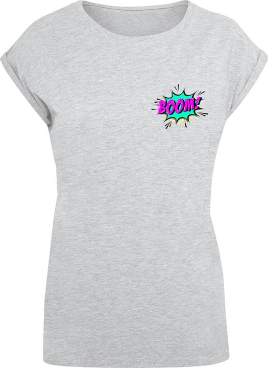 Actual product image Merchcode Ladies BOOM Comic Extended Shoulder Tee - 116849 (M)