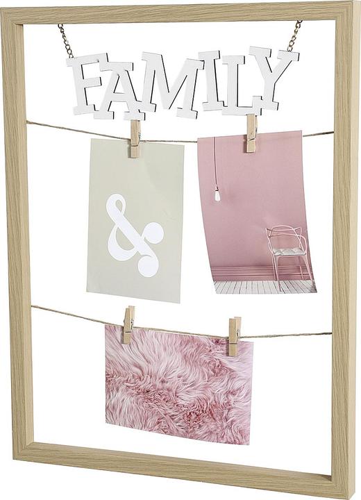 Actual product image Clip frame with Family natural