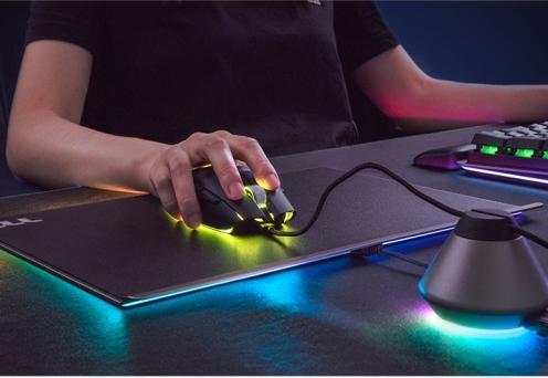 Actual product image Thermaltake ARGENT MP1 RGB Gaming Mouse Pad (M)