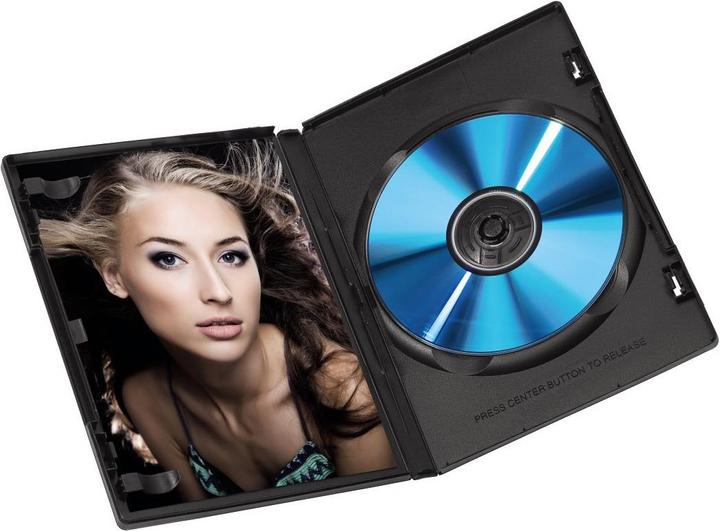 Image du produit Hama DVD pochettes vides, paquet de 5, étui à bijoux noir