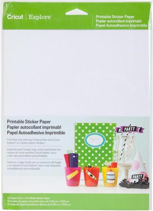 Actual product image Cricut Sticker paper