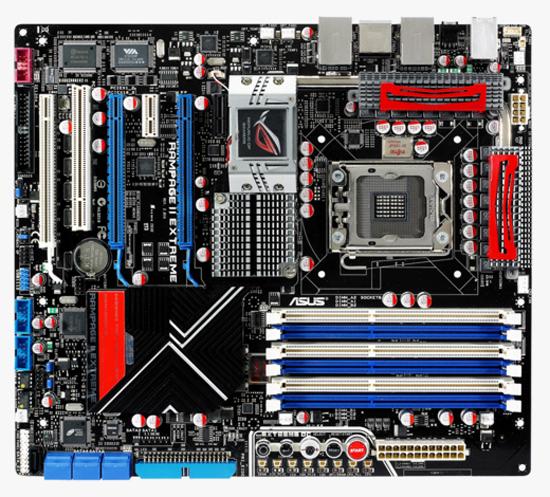 ASUS Rampage II Extreme, Intel X58, LGA 1366, Tri-SLI (LGA 1366, ATX)