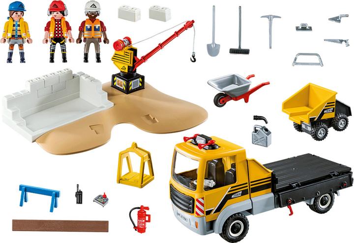 Produktbild Playmobil Baustelle mit Kipplaster (70742, Playmobil City Action)