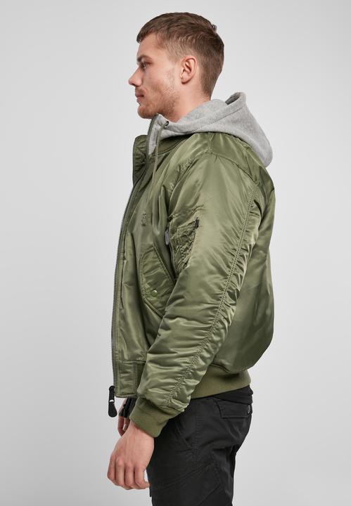 Actual product image Brandit Hooded MA1 Bomber Jacket (4XL)