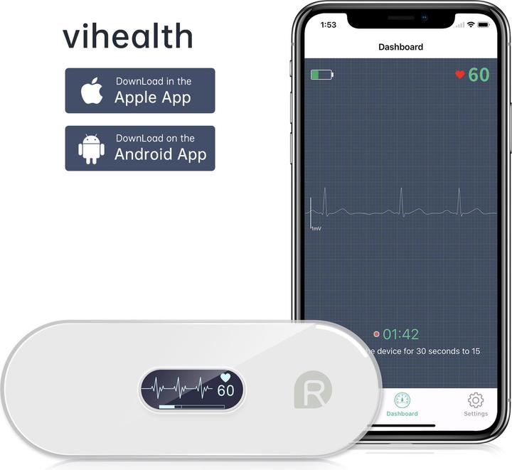 Actual product image ViatomTech DuoEK S - ECG Monitor