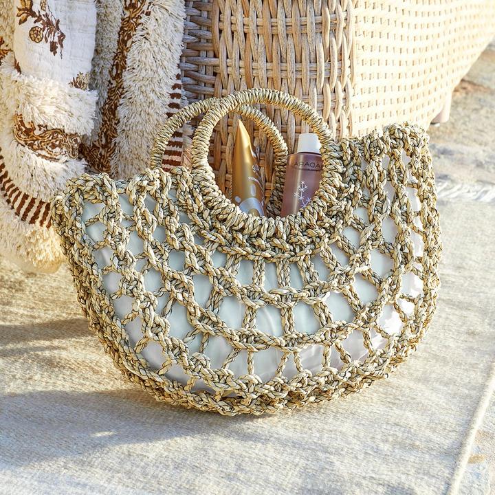 Produktbild Loberon Tasche Sagory braun/weiss