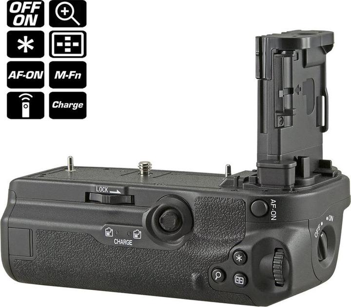 Image du produit Jupio Grip de batterie pour Canon EOS R5 (C) / R6 (BG-R10) + 2.4 GHz Wi (Poignée d'alimentation)