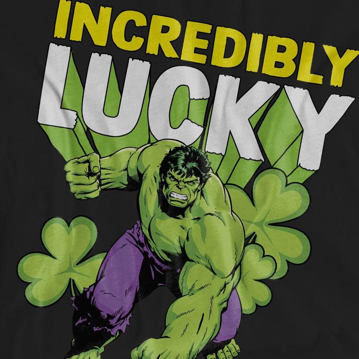 Produktbild Hulk Incredibly Lucky TShirt St PatricksTag (M)