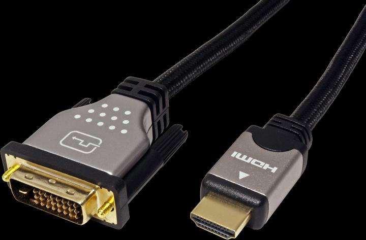 Actual product image Roline DVI — HDMI (Typ A) (2 m, DVI, HDMI)
