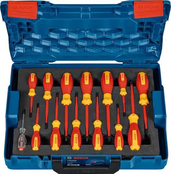 Bosch Professional Combo Kit VDE-Schraubendreher-Set gemischt, 14-tlg.