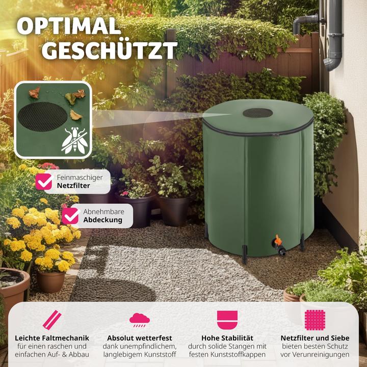 Immagine prodotto tectake Contenitore per acqua piovana (200 l)