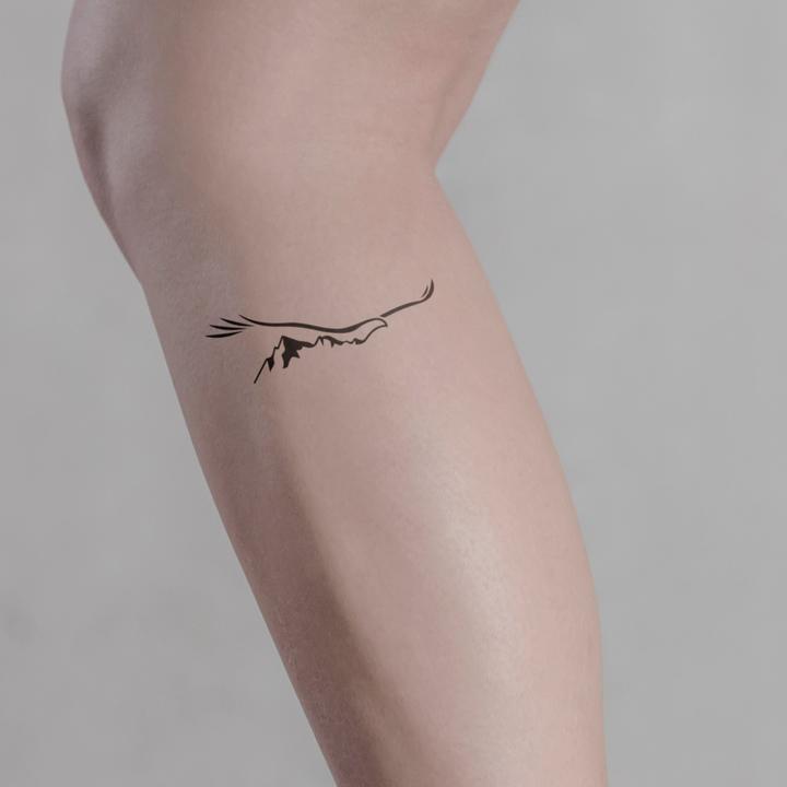Produktbild minink Temporäres Tattoo – Berge und Adler