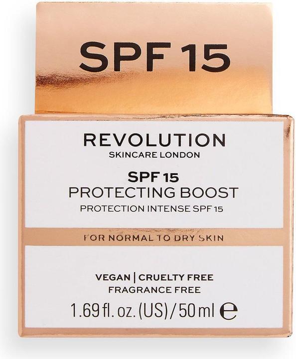 Actual product image Revolution Skincare Moisture Cream Normal to Dry Skin (50 ml, Day cream, SPF 15)