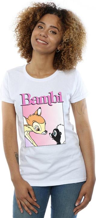 Actual product image Disney Womens/Ladies Bambi Nice To Meet You Cotton T-Shirt (L)
