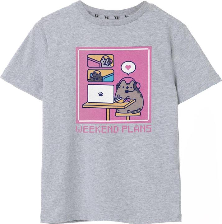 Produktbild Pusheen Weekend Plans TShirt Mädchen kurzärmlig (158, 164)