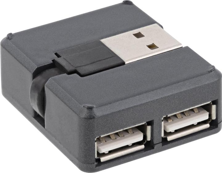 Produktbild InLine USB 2.0 4-Port Hub (USB-A, 4 Ports)