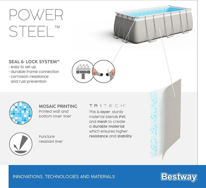 Produktbild Bestway Power Steel (488 x 244 x 122 cm)