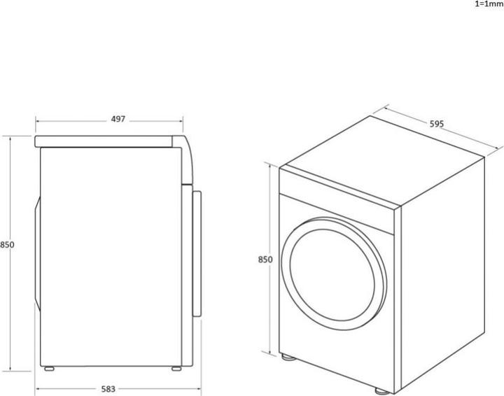 Actual product image Haier HW 90 BD14979 U1 Smart hOn App (9 kg, Left, EU plug)