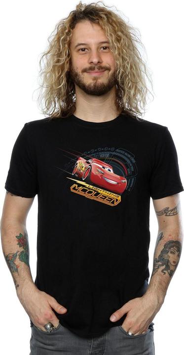 Actual product image Cars Mens Lightning McQueen Cotton T-Shirt (XL)