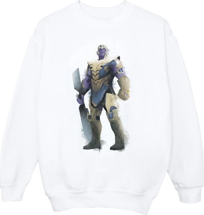 Jungen Avengers Endgame Gemaltes Thanos Sweatshirt