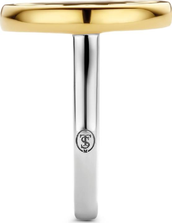 Image du produit Ti Sento Milano Bague soleil avec zirconium plaqué or bicolore 12215ZY (56, Argent 925)