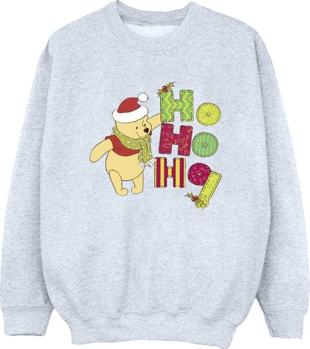 Disney Winnie The Pooh Ho Ho Ho Scarf Sweatshirt (S)