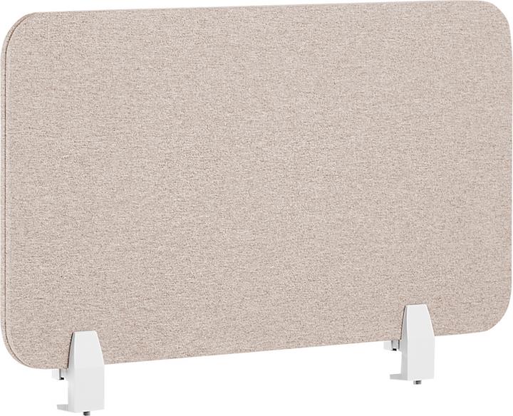 Actual product image Beliani Desk divider beige 80 x 40 cm WALLY