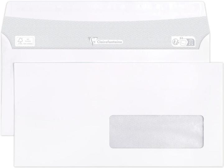 Produktbild Clairalfa Briefumschl„ge DL, 110 x 220 mm, weiá (110 x 220 mm, 250 x)