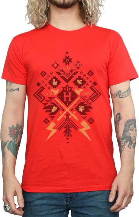 Image du produit - T-shirt CHRISTMAS FAIR ISLE - Homme (M)